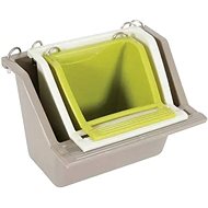 Zolux Plastic bird feeder for cage S 1 pcs mix colours - Bird Feeder
