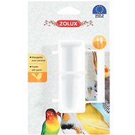 Zolux White bird feeder with perch 70 × 60 × 43 mm - Bird Feeder