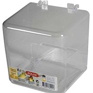 Zolux Bathroom for exotics with transparent bottom 13,5 × 12,5 × 14,5 cm - Bird Bath