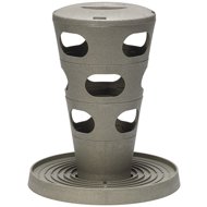 Beeztees Feed Tower Poultry feeder 36 cm, grey - Bird Feeder