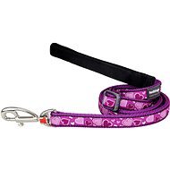 Red Dingo Vodítko Breezy Love Purple 12 mm × 1,8 m - Vodítko