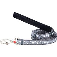Red Dingo Stars White on Grey Leash 12mm × 1.8m - Leash