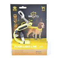 DUVO+ LED leash neon yellow 200 cm × 2,5cm - Leash
