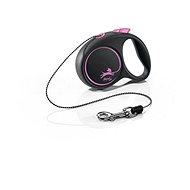 Flexi Black Design XS rope 3 m/8 kg pink - Leash