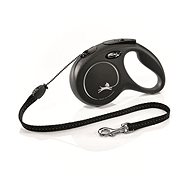 Flexi New Classic M rope 5 m/20 kg black - Leash