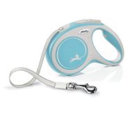 Flexi New Comfort M belt 5 m/25 kg light blue - Leash
