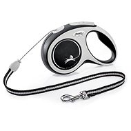 Flexi New Comfort S rope 8 m/12 kg black - Leash