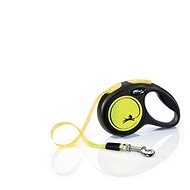 Flexi New Neon XS pásek 3 m/12 kg žluté - Vodítko