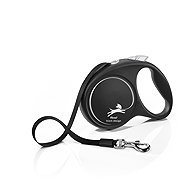 Flexi Black Design M belt 5 m/25 kg black - Leash