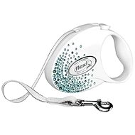 Flexi Glam SWAROVSKI® Splash Ocean páska bílá - Vodítko