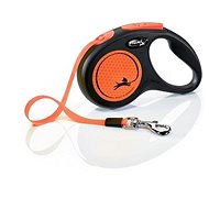 Flexi New Neon S belt 5 m/15 kg orange - Leash