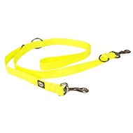 Duvo+ Training leash PVC neon yellow 200 × 2,5 cm - Leash
