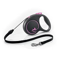 Flexi Black Design M rope 5 m/20 kg pink - Leash