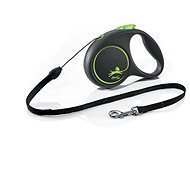 Flexi Black Design S rope 5 m/12 kg green - Leash
