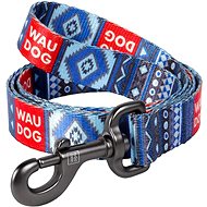 Waudog Nylon Leash Ethno Blue - Leash
