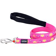 Red Dingo leash Hibiscus Hot Pink 2 cm x 1,8 m - Leash