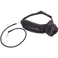 Karlie Sport belt with leash black 65 - 120 cm - Leash