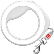 Waudog Retractable Leash Roulette Handsfree White - Leash