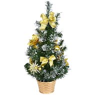 DOMMIO Christmas tree decorated - snow gold, 50 cm - Christmas Tree