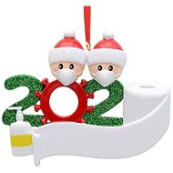 DECOLED Ozdoba "2 koronáčci", 8,3 ×7 cm - Christmas Ornaments