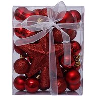 DECOLED Christmas decorations - set, red, 30 pcs - Christmas Ornaments