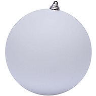 DECOLED Plastová koule, prům. 20 cm, bílá, matná - Christmas Ornaments