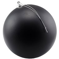 DECOLED Christmas decorations - plastic ball,, black matt, diameter 20 cm - Christmas Ornaments