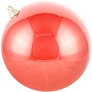 DECOLED Christmas decorations - plastic ball,, red glossy, diameter 20 cm - Christmas Ornaments