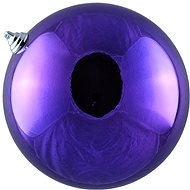 DECOLED Christmas decorations - plastic ball, purple glossy, diameter 20 cm - Christmas Ornaments