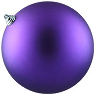 DECOLED Christmas decorations - plastic ball, purple matt, diameter 20 cm - Christmas Ornaments