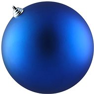 DECOLED Christmas decorations - plastic ball, blue matt, diameter 20 cm - Christmas Ornaments