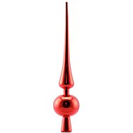 DECOLED Christmas ornaments - spike for tree top, red glossy, 6 × 28 cm - Christmas Ornaments