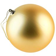 DECOLED Vánoční ozdoby - koule plastová, šampaň matná, průměr 20 cm - Vánoční ozdoby