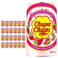 Chupa Chups Strawberry 345 ml, 24 pcs - Lemonade