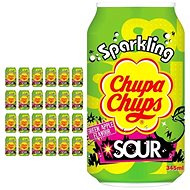 Chupa Chups Sour Apple 345 ml, 24 pcs - Lemonade
