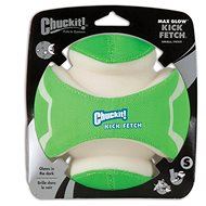Chuckit! Ball Kick Fetch Max Glow Small - glowing 14 cm - Dog Toy