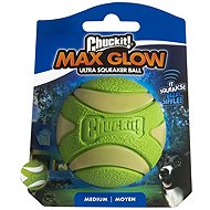 Chuckit! Max Glow Ultra Squeaker medium 6,5 cm - luminous - Dog Toy Ball
