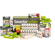 Smart Wall - White Writable Paint 18m2 - Marker Set