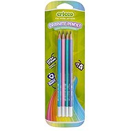 CRICCO HB, triangular, pastel colours - pack of 4 - Pencil