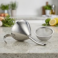 CILIO Funnel with Strainer - Kitchen Funnel