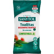 SANYTOL čistící utěrky s vůní eukalyptu 30 ks - Cleaning Wipes