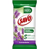 Savo Chlorine-Free Universal Cleaning Disinfectant Wipes, Lavender, 30pcs - Tisztítókendő