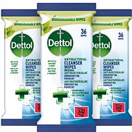 DETTOL Antibacterial wipes for surfaces 3×36 pcs - Cleaning Wipes