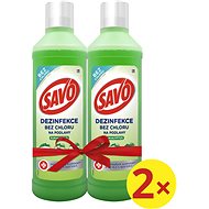 SAVO Chlorine-free Eucalyptus 2 × 1 l - Cleaning Agent