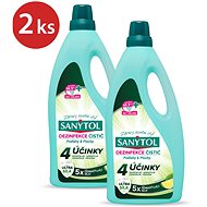 SANYTOL floor and surface cleaner 4 effects 2×1 l - Disinfectant