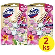DOMESTOS Aroma Lux Pink Jasmine & Elderflower 4×55 g - Toilet Block