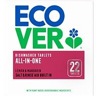 ECOVER All in One Lemon & Mandarin 22 pcs - Eco-Friendly Dishwasher Tablets