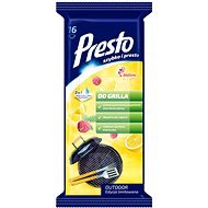 PRESTO grill cleaning cloths 2in1 raspberry & lemon 16 pcs - Wet Wipes