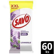 SAVO Lavender cleaning wipes 60 pcs - Wet Wipes