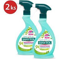 SANYTOL disinfectant 94% of vegetable origin spray 2×500 ml - Disinfectant